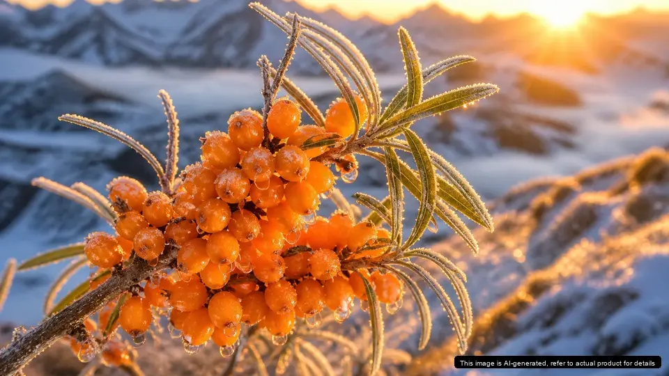 Laicuherb Supercritical CO2 Extraction of Wild Organic Himalayan Sea Buckthorn Berries