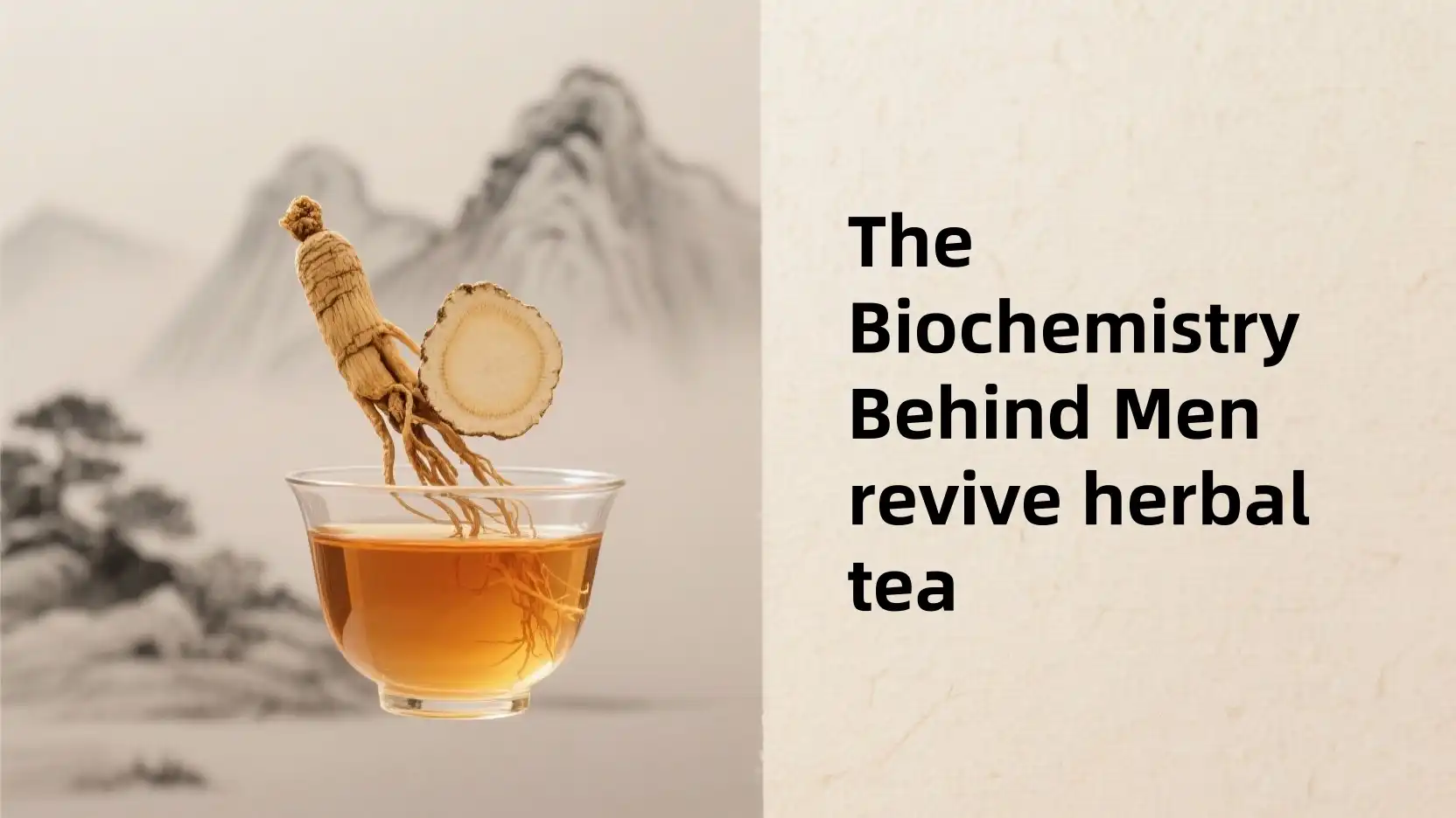 The Biochemistry Behind Men revive herbal tea