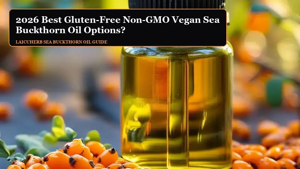 Wat zijn in 2026 de beste glutenvrije, niet-genetisch gemodificeerde en veganistische opties voor duindoornolie?