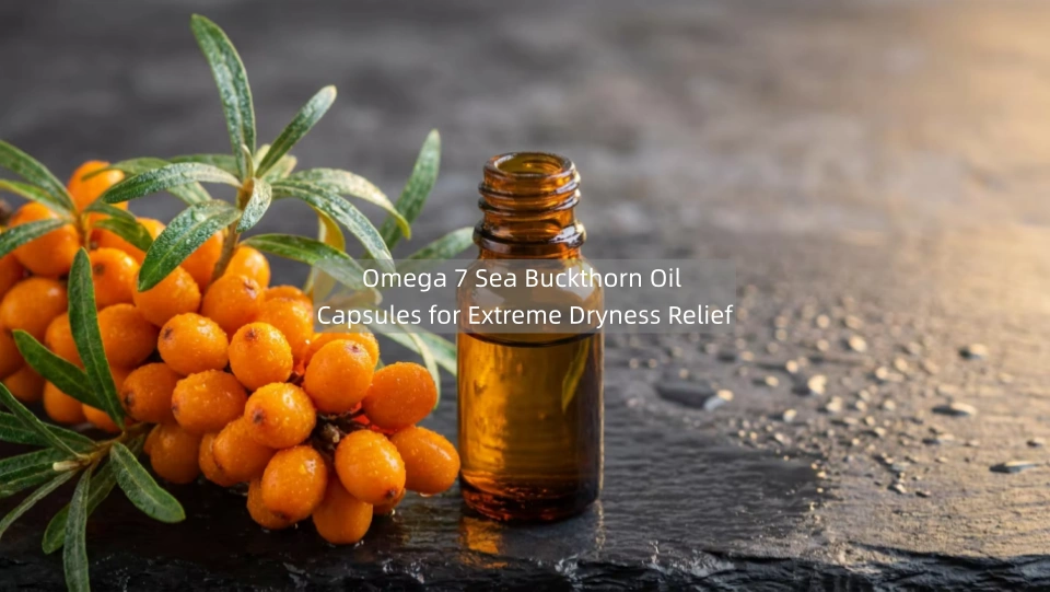 Kapsuloj el Omega 7 Maro-Frukstrina Oleo por Malpezigo de Ekstrema Sekeco