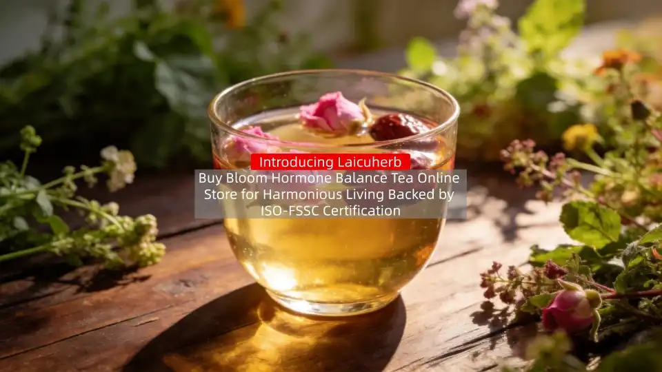 Presentamos Laicuherb: Compra té Bloom Hormone Balance na tenda en liña para unha vida harmoniosa con certificación ISO-FSSC