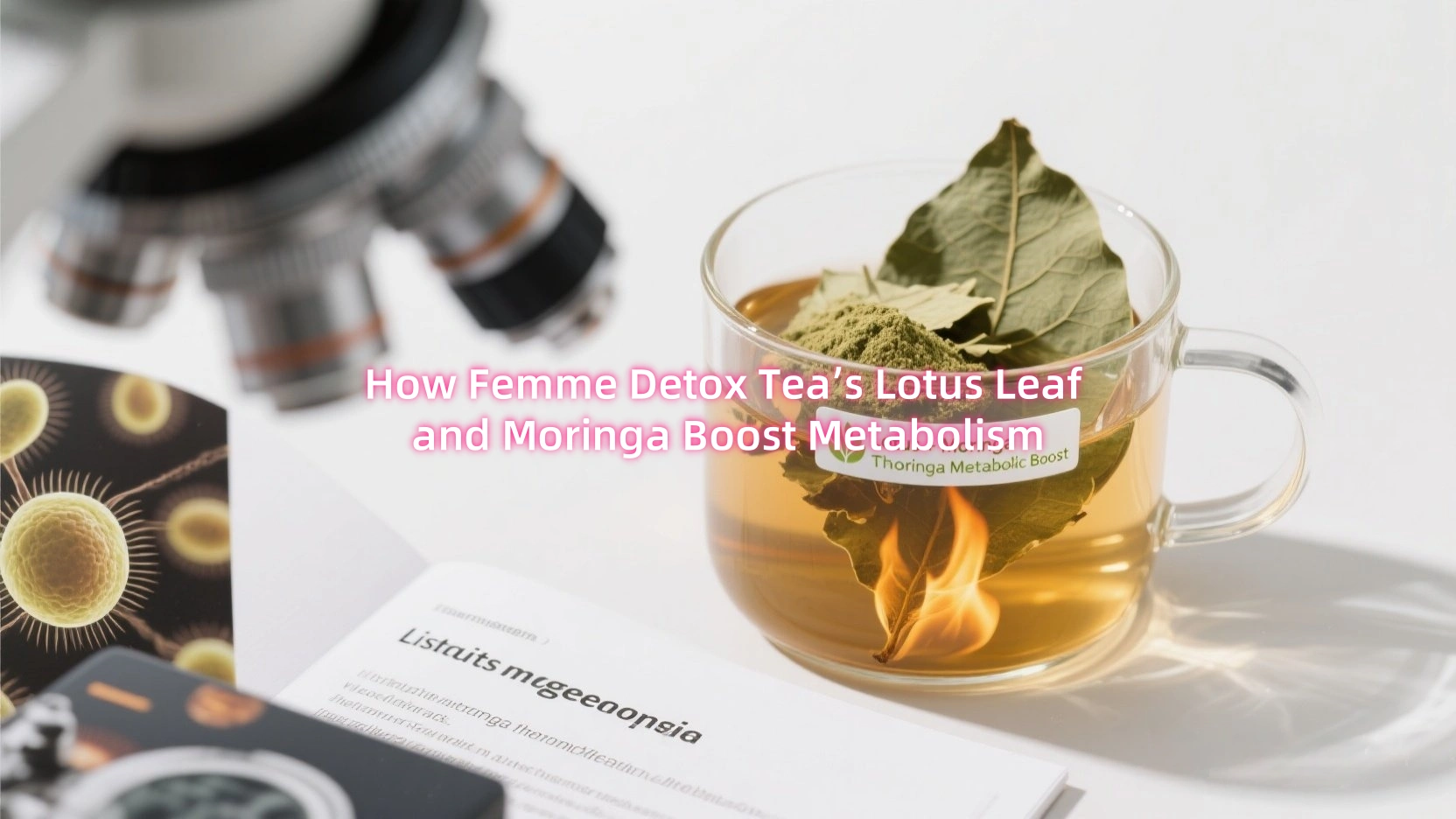 Com la fulla de lotus i la moringa de Femme Detox Tea augmenten el metabolisme
