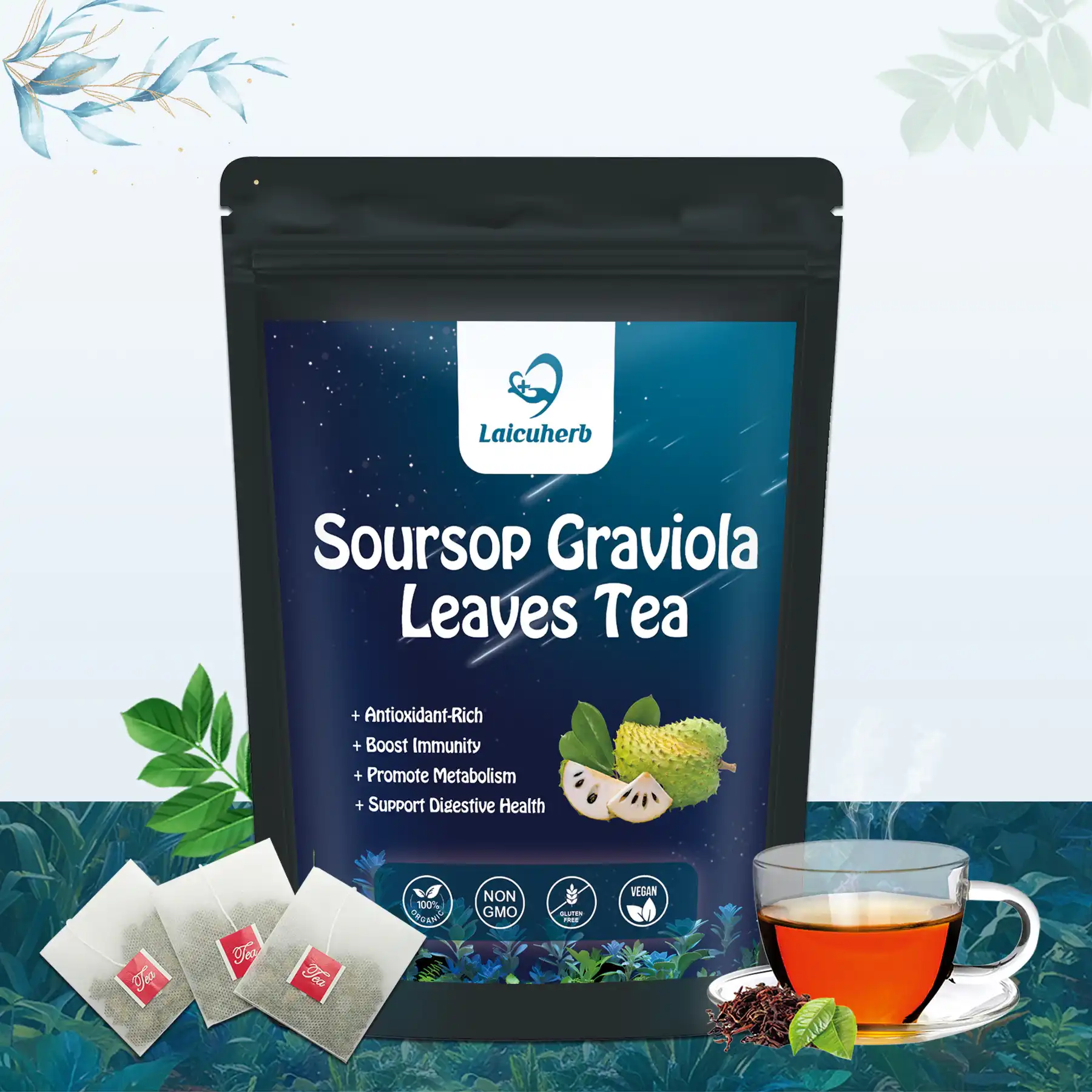organski čaj od lišća graviole