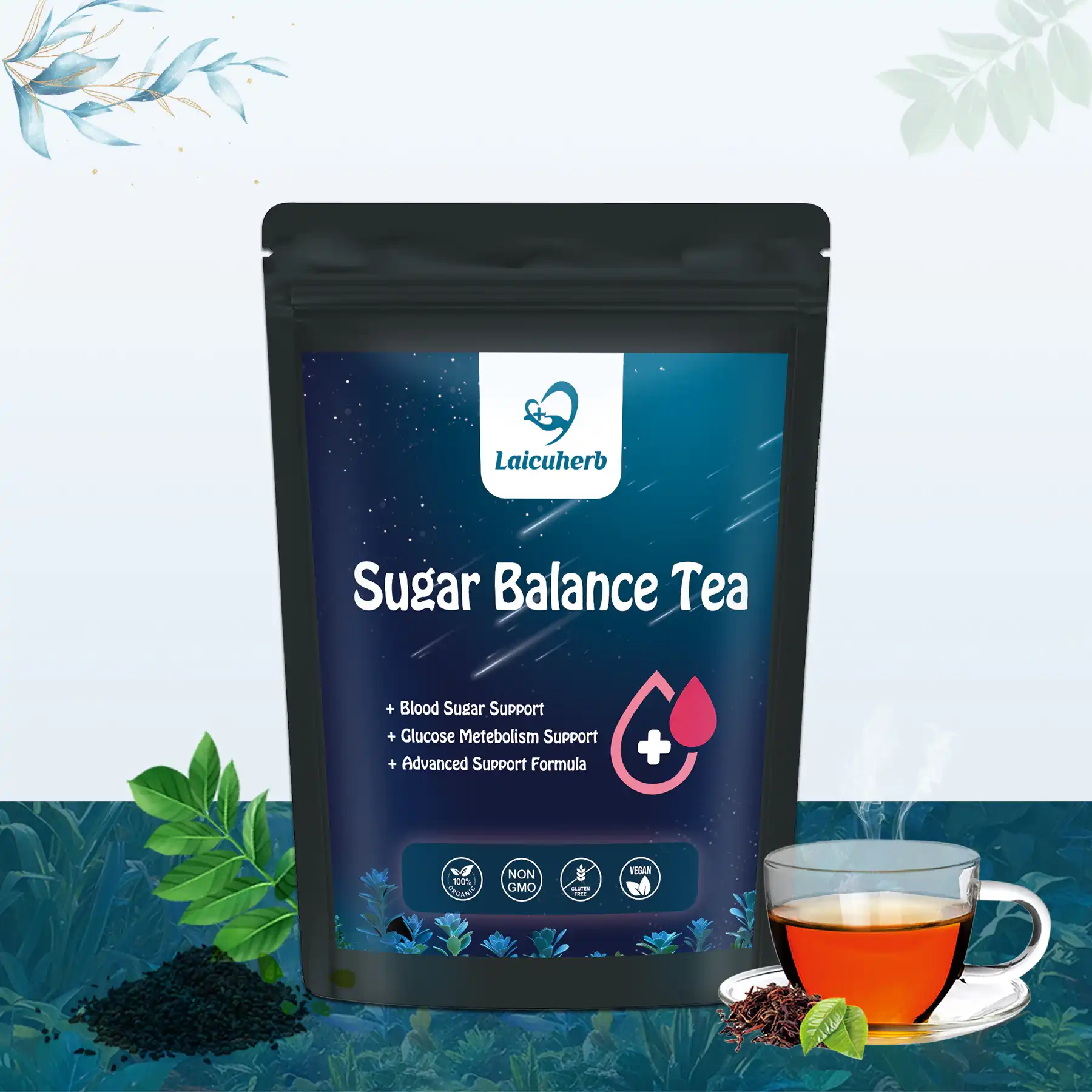 Zuckerbalance-Kräutertee