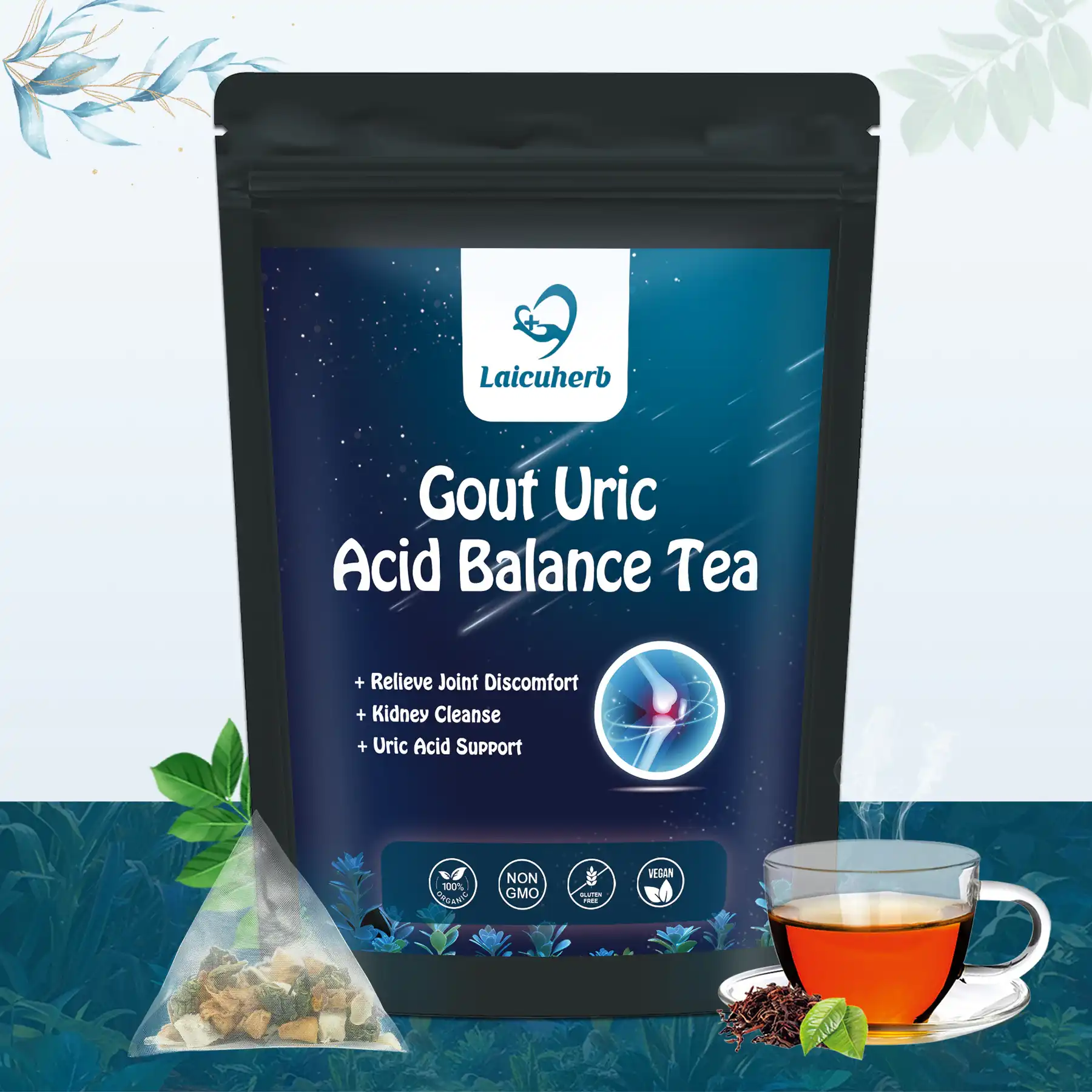 Kräutertee zur Harnsäurebalance